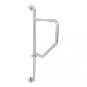 Seachrome 36” Swing Away Shower Bath Tub Grab Bar Wall to Wall Satin Steel NEW